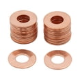 thumbnail image 1 of 30Pcs Arandelas de Cobre Junta Plana 8mm Diámetro Interior para Coche, 1 of 1