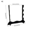 thumbnail image 2 of Universal Wood Sword Display Stand Support Holder Home Festival Holiday Party, 2 of 19