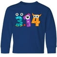 thumbnail image 3 of Inktastic Monsters Like Pi- Pi Day numbers Long Sleeve Youth T-Shirt, 3 of 5