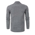 thumbnail image 5 of Rrxhxhs Mens Cardigan Solid Color Open Front Long Sleeve Warm Casual Knitted Sweater Cover Up with Pockets, 5 of 8
