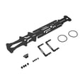 thumbnail image 2 of RC Chassis Plate Kit Replacement Carbon Fiber Chassis Battery Mount Screws for 1:10 Drift Car Black, 2 of 8