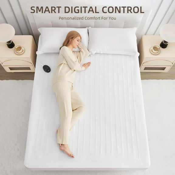 Electric Heated Mattress Pad Twin XL Size, 39" x 80"