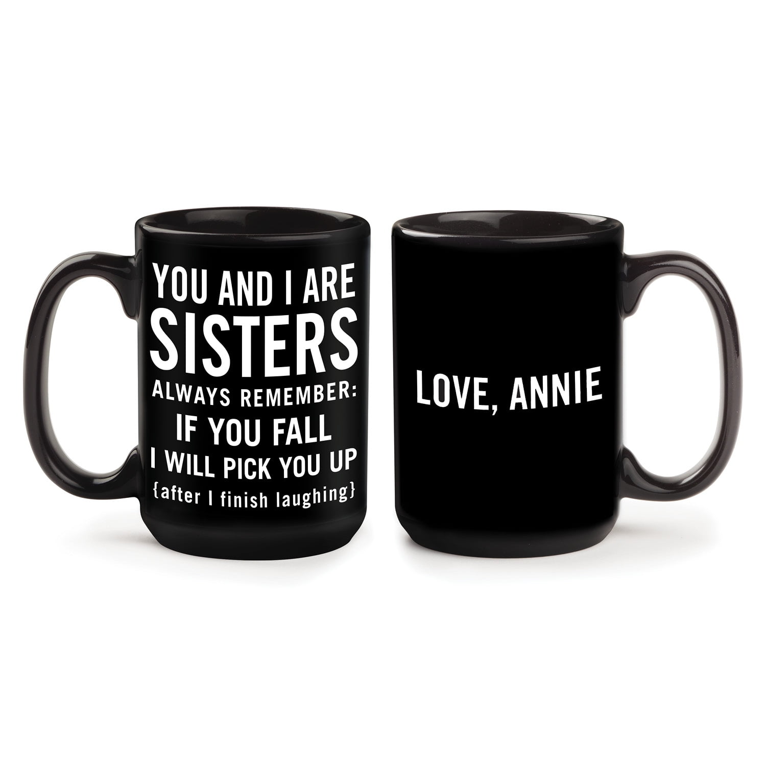 Always Remember Black 15 oz. Mug