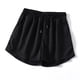 thumbnail image 3 of Pantalones cortos informales de verano para mujer para hacer ejercicio: cintura elástica con cordón, bolsillos, poliéster transpirable, corte holgado, para senderismo y yoga, tallas S-XXL, contorno, 3 of 6