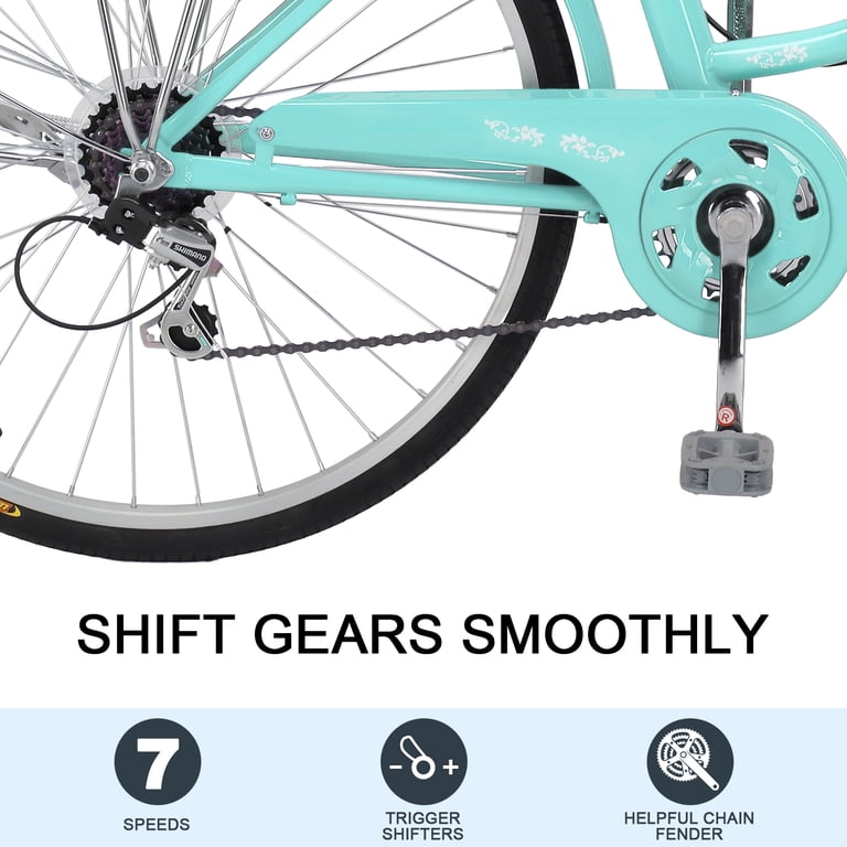 Ktaxon 26in Urban Commuter City Bike, Shimano 7 Speed Adult Road