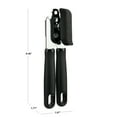 Mainstays 2 Ply Manual Can Opener with Integrated Bottle Opener, Black