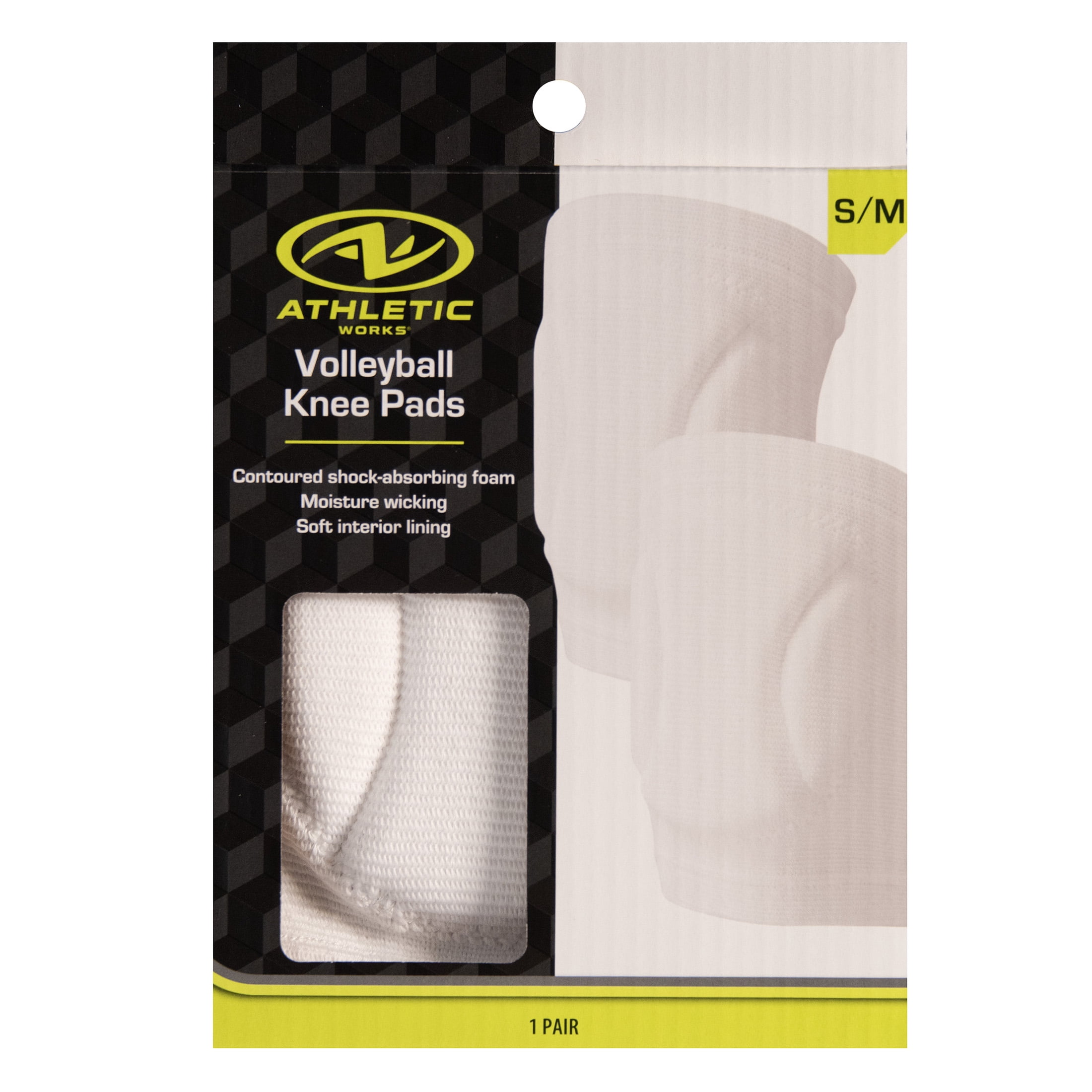 Athletic Works Volleyball Knee Pads, Unisex, Size S/M