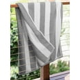 thumbnail image 5 of Utopia Towels 4-Pack Cabana Stripe Oversized Beach Towels 30" X 60" |GRAY|, 5 of 5