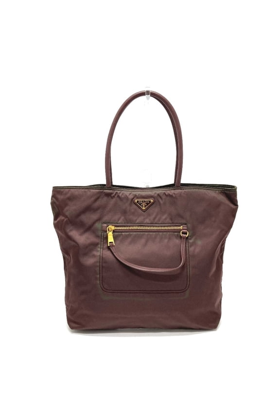 Pre-Owned PRADA BR4354 Logo Plate Semi-Shoulder Bag, Handbag, Shoulder Tote Leather... (Good)