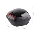 thumbnail image 4 of Travel Scooter Tail Trunk Waterproof Impact Resistant Large Capacity Universal Motorcycle Rear Top Box, 4 of 8