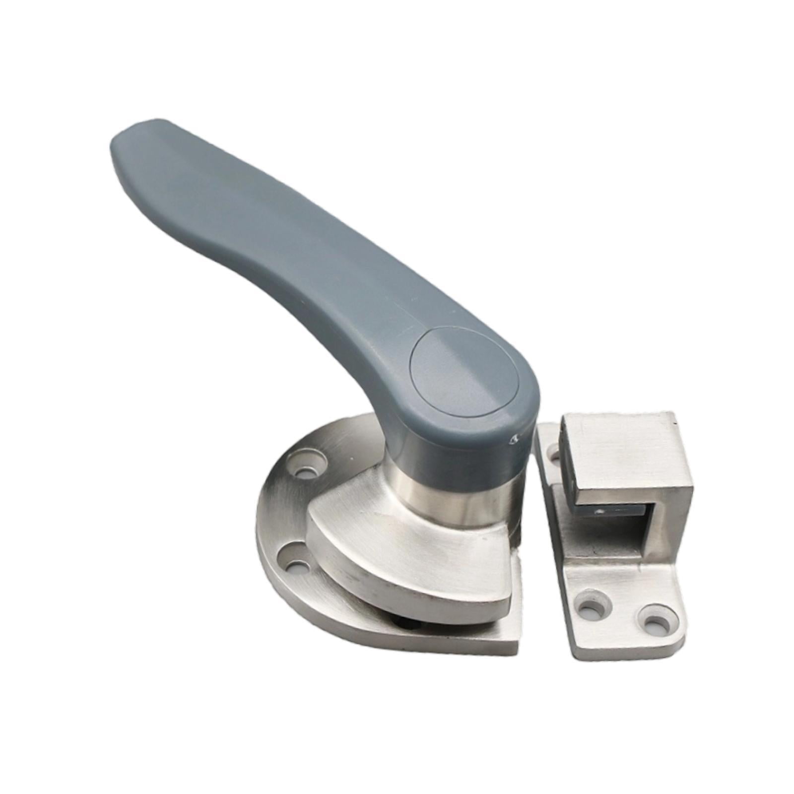 CarpNettore Cabinet Door Handle Lock for Steamer Units with Hinges for Freezing Applications Steel For Left