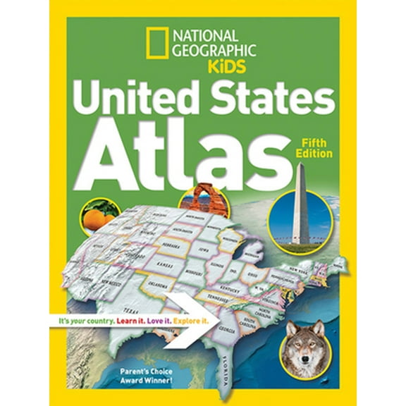 Pre-Owned National Geographic Kids United States Atlas (Paperback) 1426328311 9781426328312