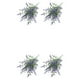 thumbnail image 4 of Injueey 2 uds lavanda artificial flor falsa plástico 7 puntas jardín planta ramo romántico autoensamblaje florero de Navidad púrpura Púrpura 2Conjunto, 4 of 6