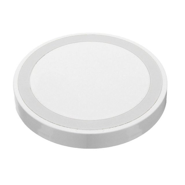 Bearachild 1 Uds. Indicador LED de 9mm de espesor, Mini rápido USB inalámbrico, almohadilla Base de silicona antideslizante Teléfono y Comunicación Blanco