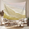 thumbnail image 2 of Yellow Coastal Wave Tapestry for Bedroom Wall Hanging Tapestry, Summer Modern Ocean Beach Ceiling Backdrop Tapestries Poster Blanket Wall Decor for Teens Room Living Room Dorm 59" x 90", 2 of 8