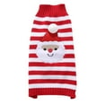thumbnail image 4 of DYstyle Pet Dog Christmas Costumes Xmas Tree Snowflake Striped Printed Clothes Dog Sweaters for Small Medium Dog, 4 of 5