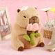 thumbnail image 2 of Peluche de capibara Qenwkxz de 12 pulgadas, bonito juguete de capibara de peluche ultra suave, almohada de peluche, adorable juguete de capibara de dibujos animados para niños, adultos, cumpleaños,, 2 of 7