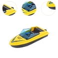 thumbnail image 6 of Almencla Motorboat Model Toys Alloy Simulation Speedboat Summer Water Toy Desktop Boat Ornament for Toddlers Age 3-12+ Party Favors Yellow, 6 of 8