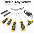 thumbnail image 4 of Tool Set Tool Kit 62PCS Homeowner Tool Set Wrench Pliers Screwdriver Set Repair Tool Kit, 4 of 7