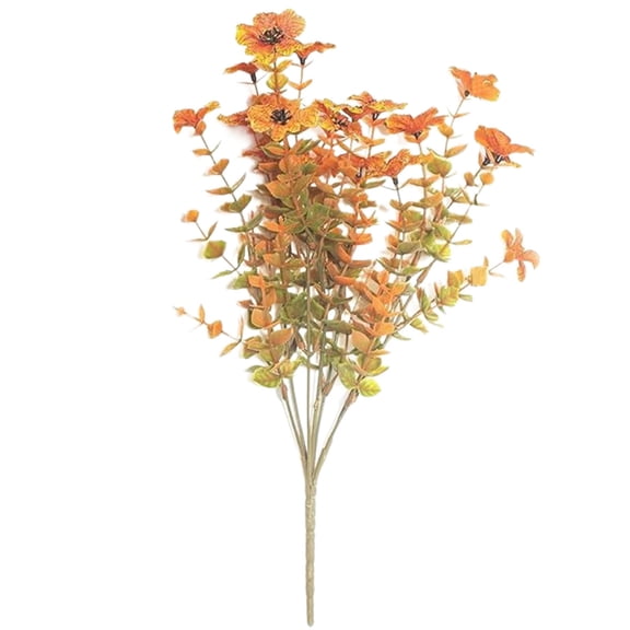 Artificial Flowers, Outdoor Fall UV Resistant Flower Faux Flowers Fake Flowers Plants for Indoor Outdoor Home Decor Garden Porch Floral Arrangement Mother's Day Easter Valentine’s Day Gifts