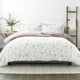 thumbnail image 4 of Home Collection Premium Ultra Soft Wild Flower Pattern 3-Piece Reversible Duvet Cover Set, 4 of 6