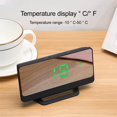 thumbnail image 4 of Teissuly Clearance Digital Alarm Clock Simples LED Large Digital Display Fashion Multi-set Alarm Clock Features Desktop Bedside Study Kitchen Clock(Green, 15*8.5*4.5cm) Teissuly WER202308175129, 4 of 6