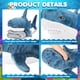 thumbnail image 5 of Peluche Tiburón HyDren con Manta 80 cm Azul Oscuro, 5 of 7