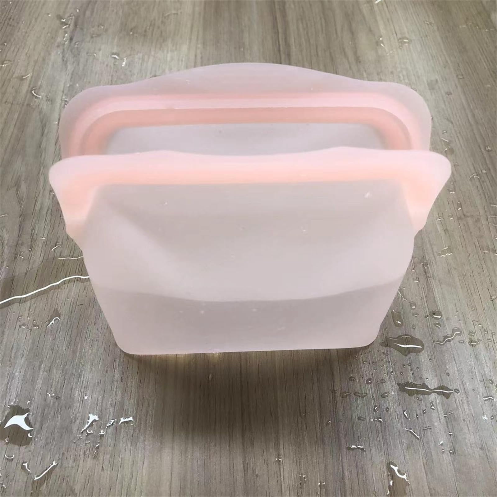 Everbag Silicone Storage, Ever Bag Food Storage, Leak-Proof Upright Freezer Bags, Odor-Proof, High-Temperature Resistant, Reusable Silicone Storage Bags (Purple, 600ml)
