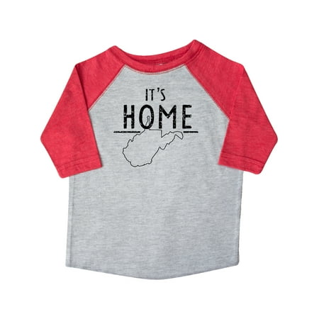 

Inktastic It s Home- State of West Virginia Outline Distressed Text Gift Toddler Boy or Toddler Girl T-Shirt