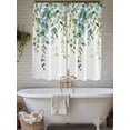 thumbnail image 6 of Sage Green Eucalyptus Leaves Living Room Curtains 72 Inches length, Spring Rustic Botanical Window Treatment Curtain Drapes, Light Filtering Drapes for Bedroom Laundry Room, 52"x72", 2 Panels, 6 of 7