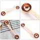 thumbnail image 5 of 2 cucharas medidoras para café, té, suministros para el hogar, madera, delicado polvo, estilo japonés, 5 of 6