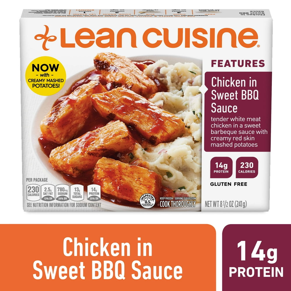 Lean Cuisine Features Chicken in Sweet BBQ Sauce Frozen Meal 8.5 oz