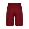 thumbnail image 6 of BSDJILFG Bermuda Shorts for Men Elastic Waist Drawstring ,Summer Solid Color Khaki Shorts for Men Beach Shorts Athletic Workout Shorts, 6 of 6