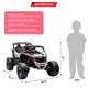 thumbnail image 3 of QinaQin Carro montable para niños Can-Am con licencia, UTV eléctrico de 12V con doble motor, control remoto, llantas todoterreno, luces LED y suspensión de resortes, 3 of 7