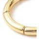 thumbnail image 4 of Pulsera elástica con cuentas de tubo curvo acrílico grueso de 2 piezas para mujer, color dorado, 2 pulgadas, 4 of 4