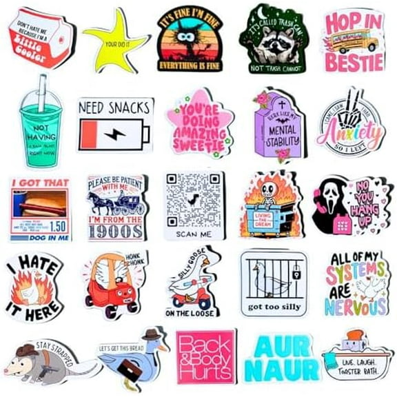 Funny Refrigerator 30PC Set Strong Magnets Cool Home Kitchen Styling Cute Accessories Fun Meme Office Decoration Small Fridge Locker Art Great Gift Idea Unique Aesthetic Magnetic Pieces