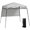 White, variant on Outsunny 7' x 7' Garden Foldable Pop Up Gazebo Tent with Backpack & Adjustable Legs Outdoor Party Canopy, Red & Black