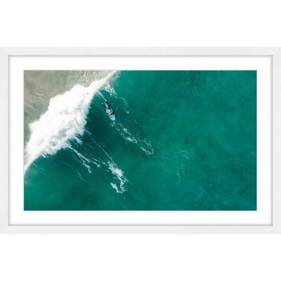 Marmont Hill "Big Wave" by Karolis Janulis Framed Painting Print
