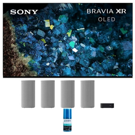 Sony XR55A80L 55 Inch 4K HDR OLED Smart Google TV with PS5 Features with a Sony HT-A9 4.0.4 Channel High Performance Home Theatre System and Walts HDTV Screen Cleaner Kit (2023)