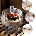 thumbnail image 2 of 1 Set Cake Display Tray Party Dessert Plate Pastry Tray Mousse Cake Plate with Cover, 2 of 9
