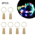 thumbnail image 1 of Labymos 4.5V 1.2W 2Meters 20 LED Copper Wire Fairy String Light 6 Pack Multi-color Twistable, 1 of 8