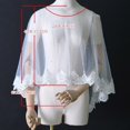 thumbnail image 5 of Beaded Lace Shawl Women's Capelet Rhinestones Shawls for Evening Dresses, 5 of 19