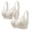 Beige, variant on Jelly Bras For Women Womens Plus Size Wireless Bra Thin Breathable Beauty Back Anti Sagging Comfort Fit M-3Xl