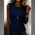 thumbnail image 2 of CIENVNSTG 2026 Trendy Womens Going Out Summer Tank Tops Spring Casual Basic Cute Sleeveless Shirts Vacation Fashion Outfit Clothes Versatile for Layering Standalone Styling Warm Weather Dark Blue L, 2 of 4