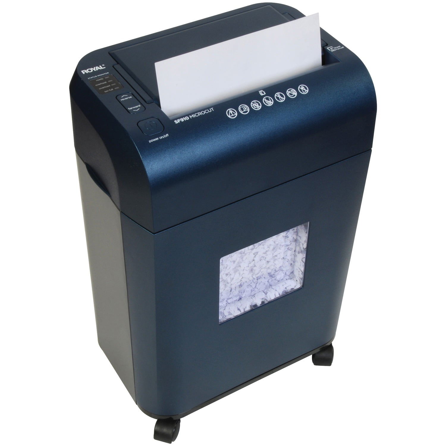 Royal 89351N SF910 100-Sheet Autofeed Micro-Cut Shredder (Blue)
