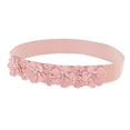 thumbnail image 2 of Cinturón elástico Yuyangstore con flores Color sólido rosado para mujer y niña, 2 of 8