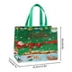 thumbnail image 3 of Bolsa de Regalo Navideña de Tela No Tejida Recubierta, Plegable y Portátil | Diseños Navideños Festivos | Reutilizable y Resistente a Rasgaduras | Multifuncional | Incluye 5 Bolsas | Medidas: 32,5 X, 3 of 7