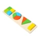 thumbnail image 2 of Rompecabezas con forma de madera, juguete Montessori, juego interactivo, bloques de reconocimiento de Color con forma de rompecabezas a juego para Geometría, 2 of 9