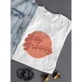 thumbnail image 3 of Stay Groovy Slogan Shaped T-Shirt Women -Image by Shutterstock, Female 3X-Large, 3 of 4