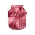 thumbnail image 4 of Doggy Parton Gingham Western Pet T-Shirt, Red, Small, 4 of 9